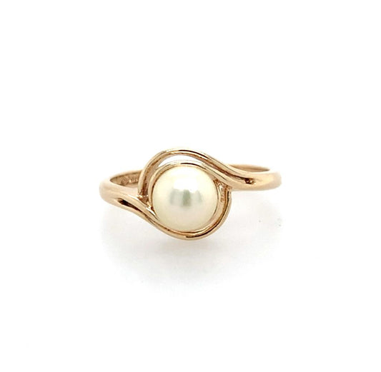 Estate 14K Pearl Ring