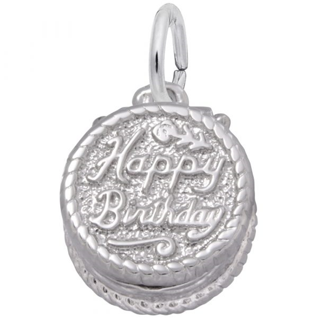 Rolland's Designs Sterling Silver Birthday Cake Locket Pendant