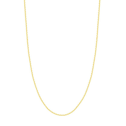 Gold Cable Chain 16"