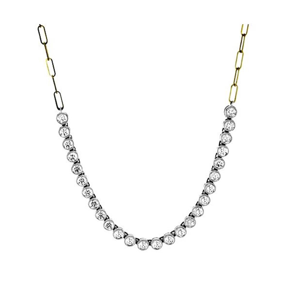 Simon G. 18Kyw Diamond Link Necklace