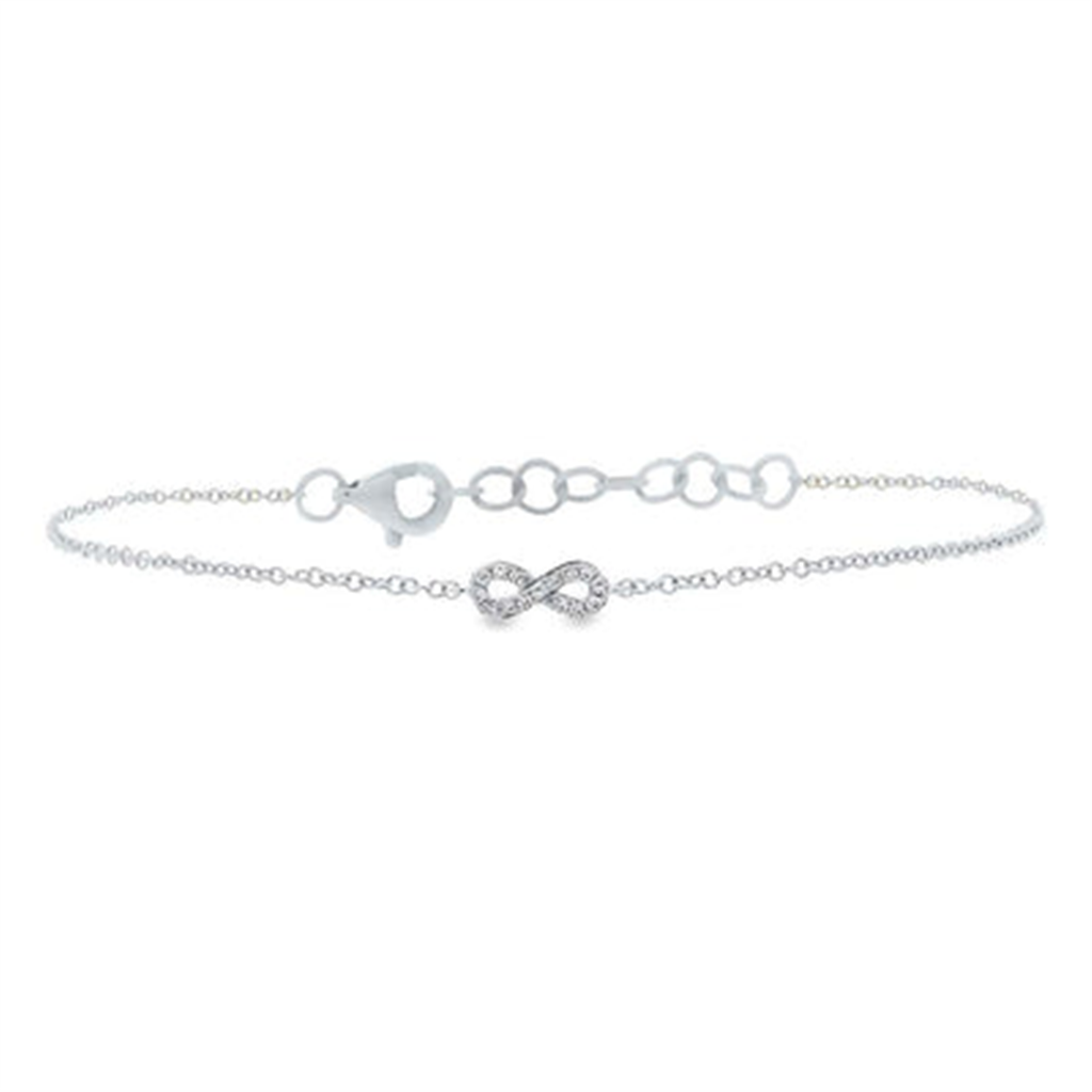 Shy 14Ky Diamond Star Of David Bracelet
