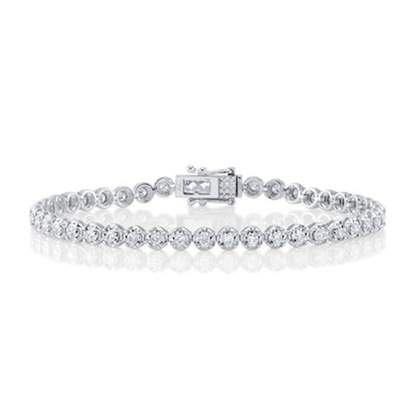 Shy Creation Diamond Station Bangle