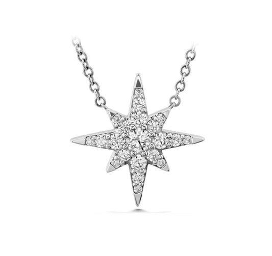 Hearts On Fire Charmed Diamond Starburst Pendant Necklace