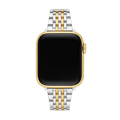 Michele Two Tone Stainless Steel Strap