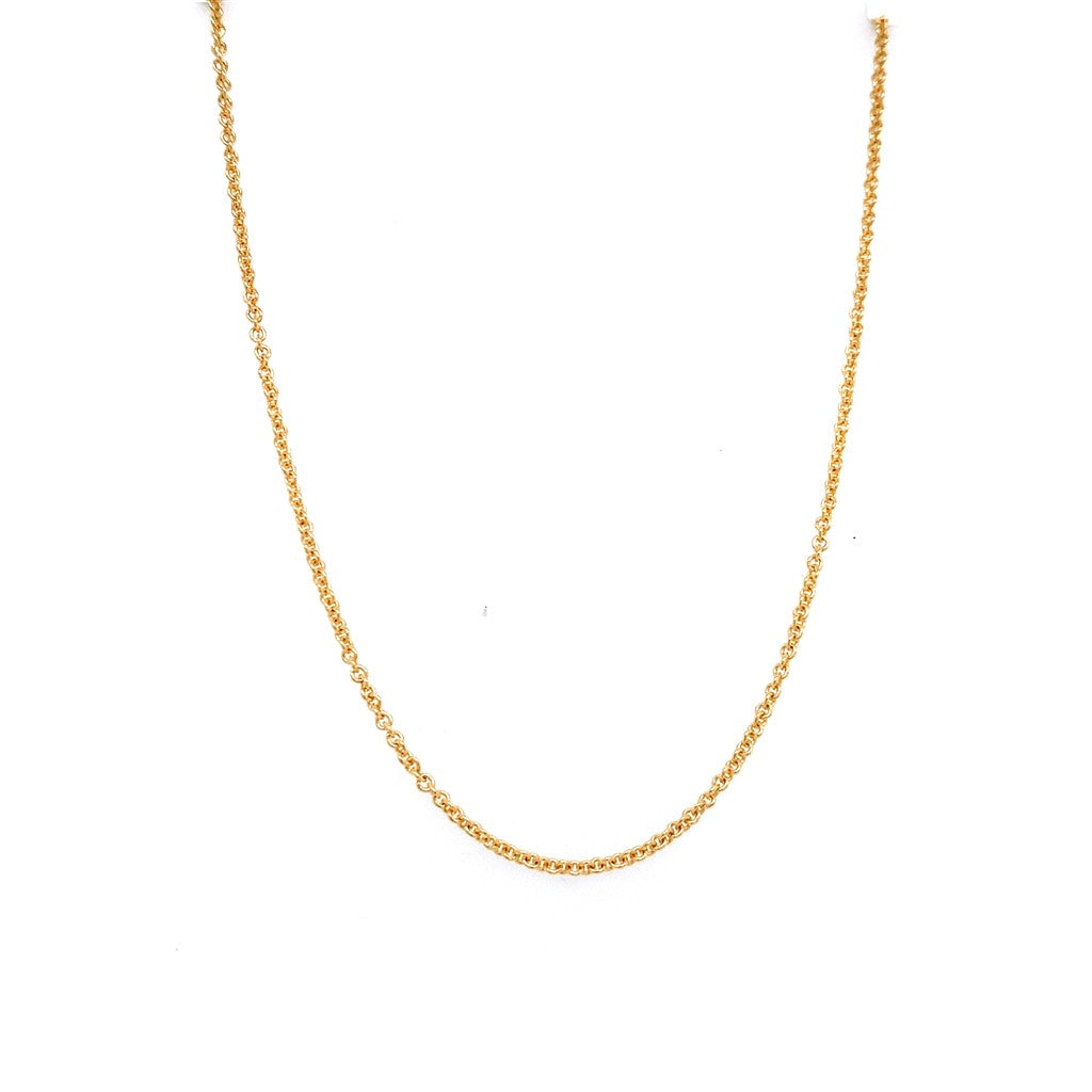 Rolland's Design Yellow Gold 18" Chain