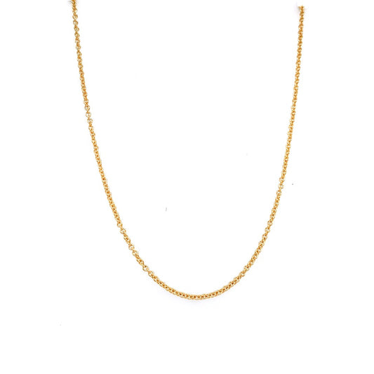 Rolland's Design Yellow Gold 18" Chain