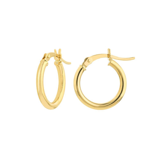 Polished Hoop Earrings