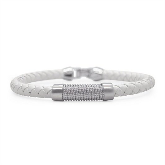 Alor Leather & Twisted Cable Bracelet