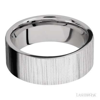 Rolland's Designs Cobalt Flat Wedding Band