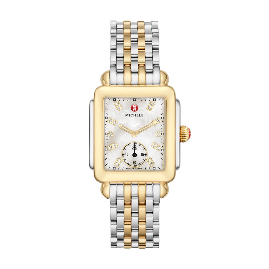 Deco Mid Two-Tone & Diamond Dial Watch