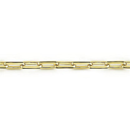 Gabriel 14Ky Elongated Classic Chain Bracelet