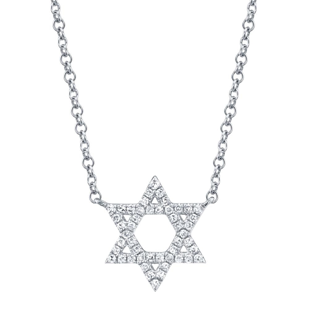 Shy Creation Diamond Star of David Pendant