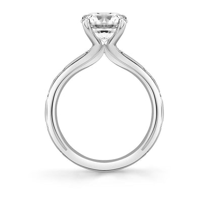 Sylvie Flush Set Diamond Setting