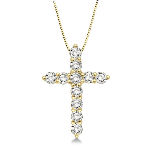 Rolland's Collection Diamond Cross Necklace -0.25ct