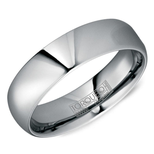 Crown Ring Black Ceramic & Black Tungsten Band