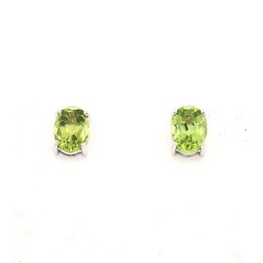 Rollands Designs Peridot Stud Earrings