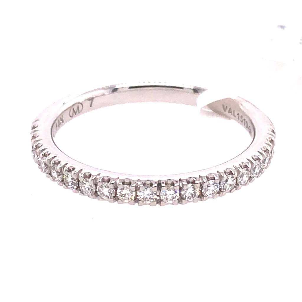 Rolland's Designs 14K White Gold Diamond Band
