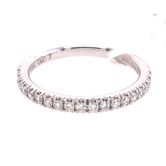 Rolland's Designs 14K White Gold Diamond Band