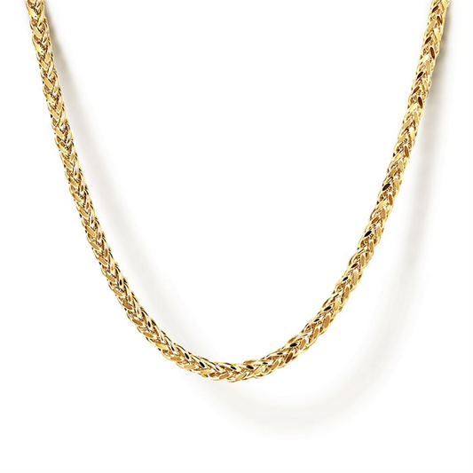 Gabriel Gents Hollow Wheat Chain Necklace