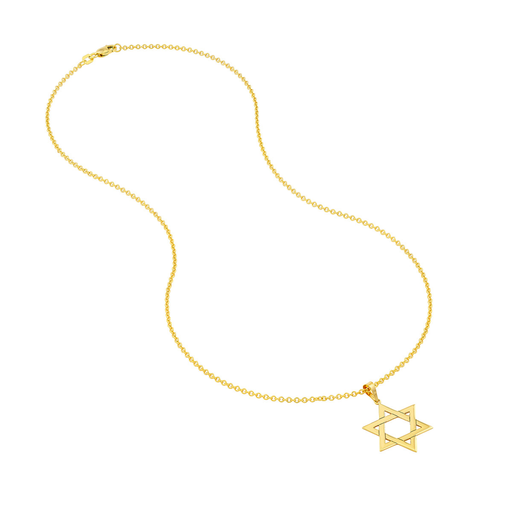 Rolland's Design 14K Gold Star of David