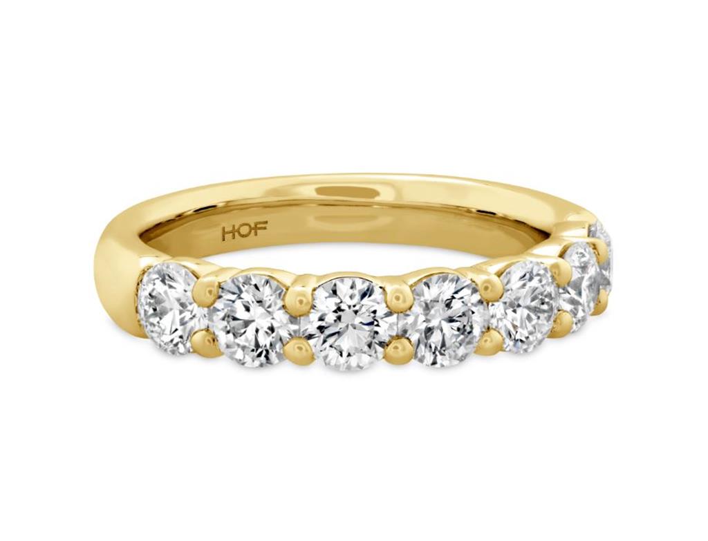 Hearts On Fire 18Ky Signature 11-Stone Diamond Band