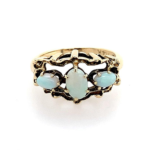 Estate 14K Gold Opal Ring