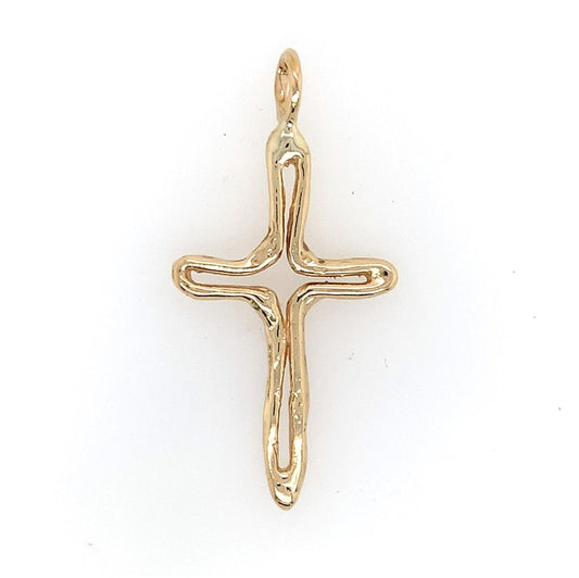 Estate 14K Handmade Cross