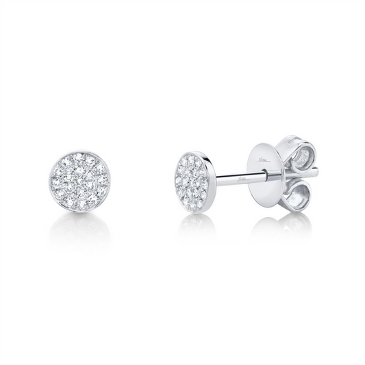 Shy 14Kw Diamond Stud Earrings