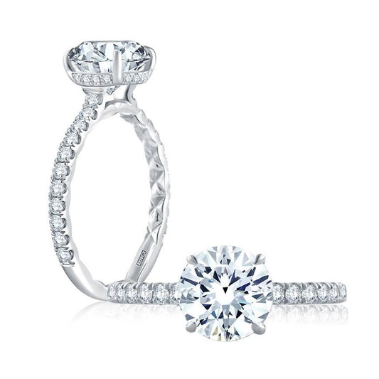 A. Jaffe Diamond Engagement Ring