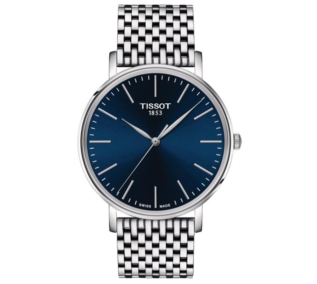 Tissot Everytime Gent 40Mm Ss Blue Dial Ss Mesh Brclt