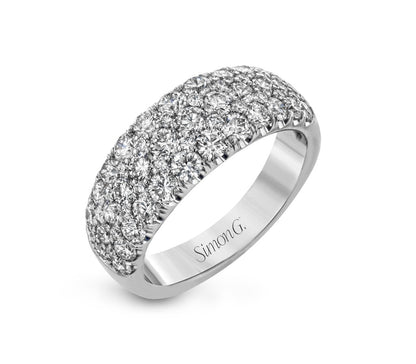 Simon G. 18K White Gold Diamond Band