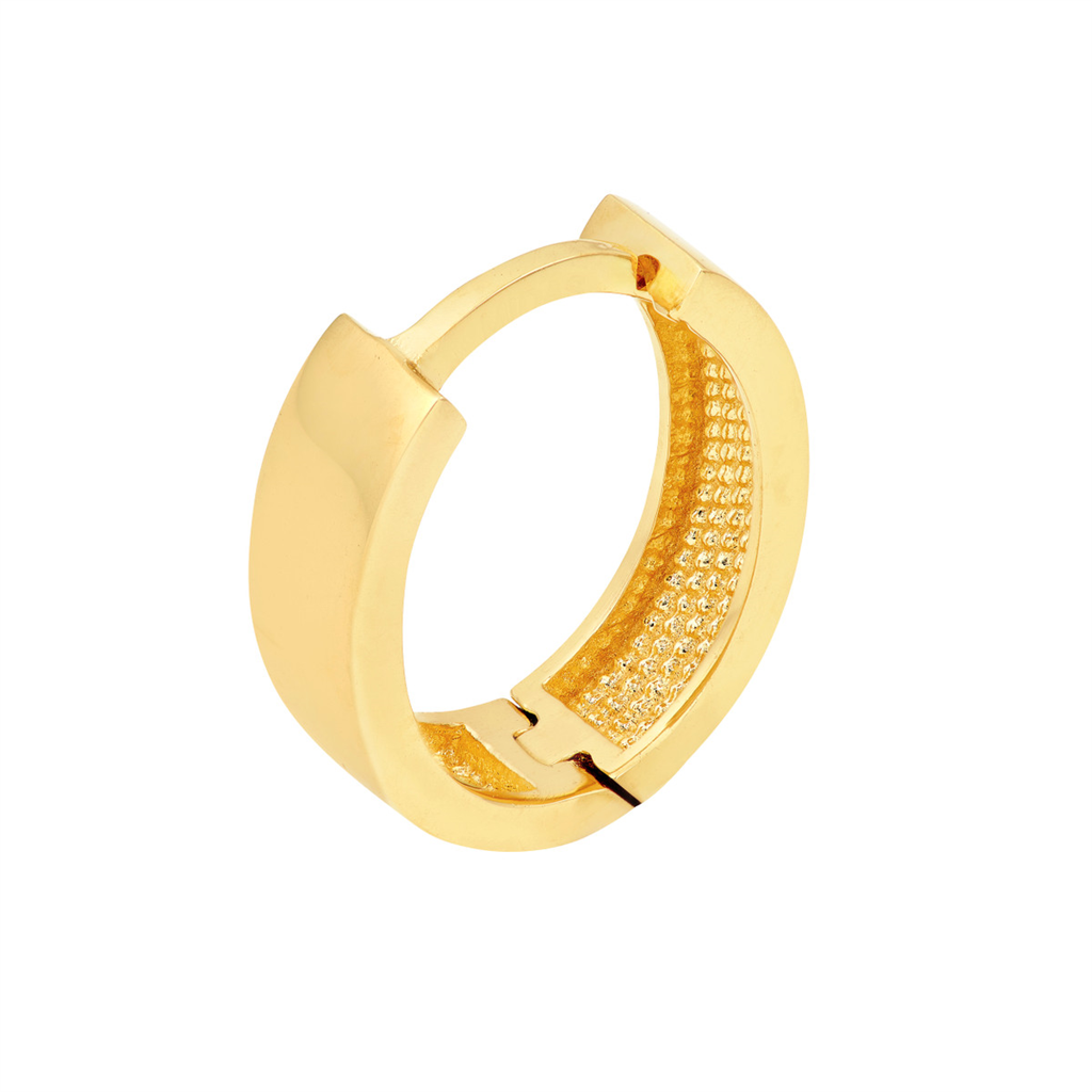 Rolland's Design Gold  Oval Hoop Earrings