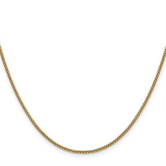 Rolland's Designs 1.5Mm Semi-Solid Round Box Chain