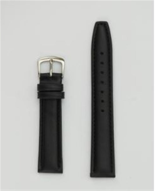 Rolland's Design 22Mm Oil-Tan Leather Black Regular Watch Strap