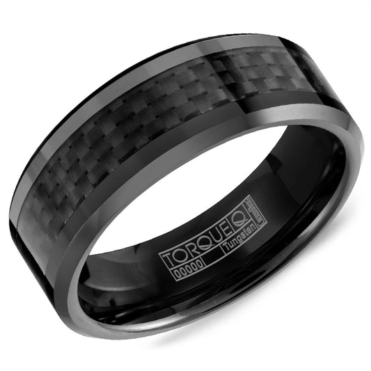 Black Ceramic Wedding Band