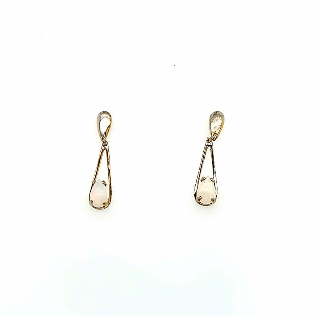 Estate Opal Drop Earrings