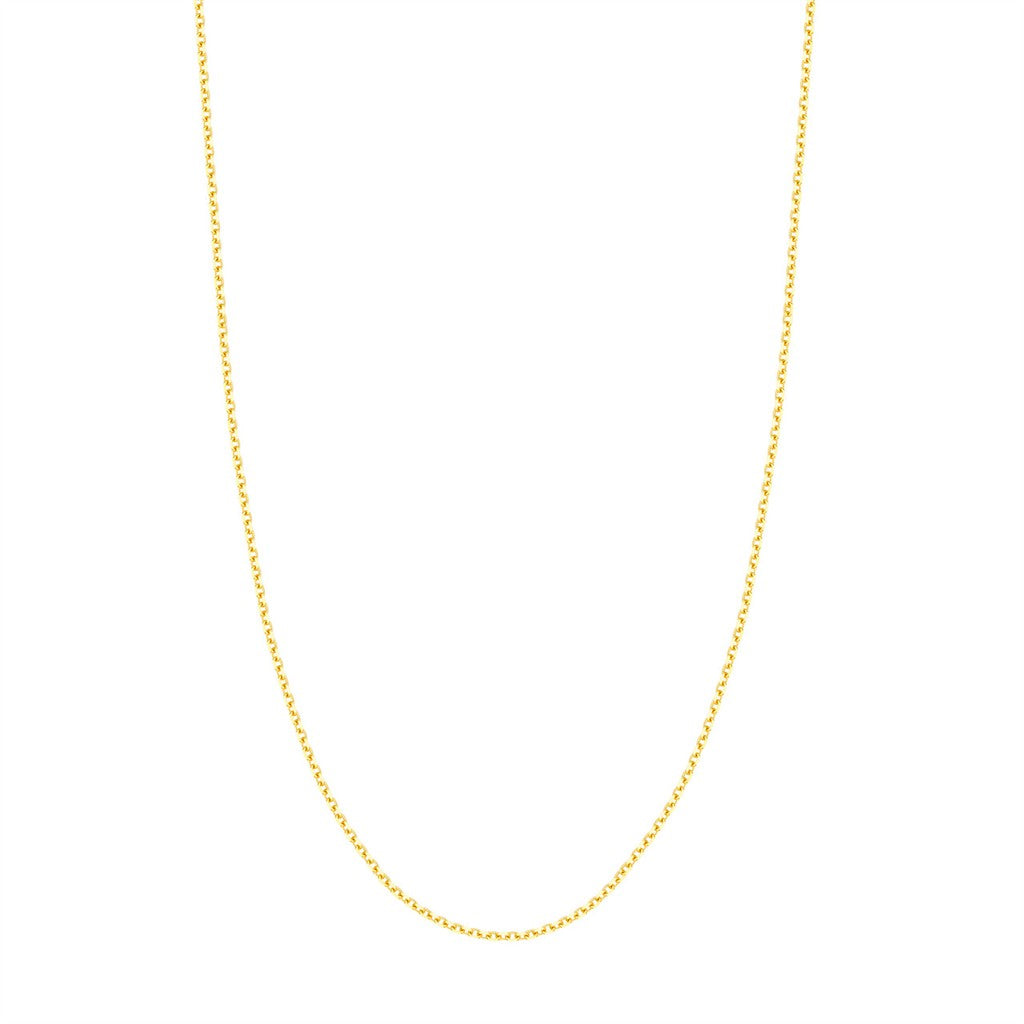 Gold Cable Chain 16"
