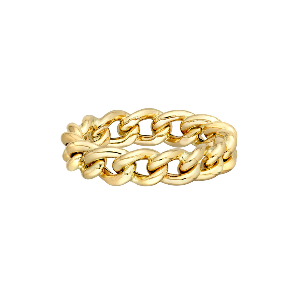 Rolland's Designs 14k Gold Curb Link Ring