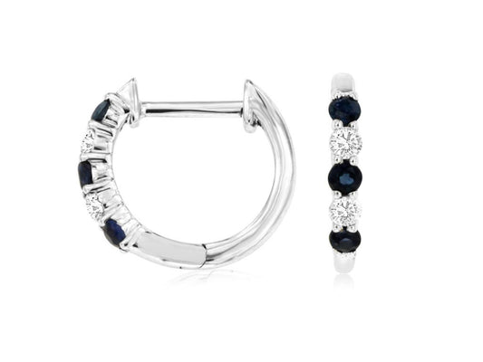 Rolland's Designs Aquamarine & Diamond Drop Earrings