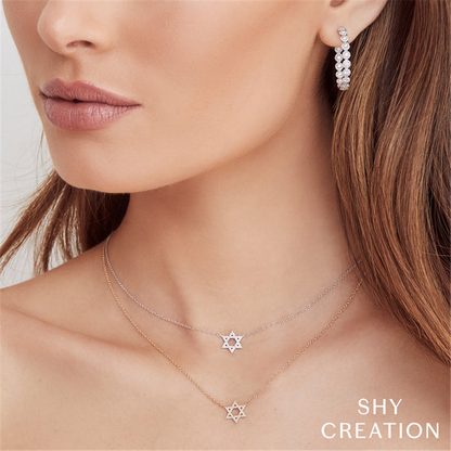 14k Yellow Gold Star of David