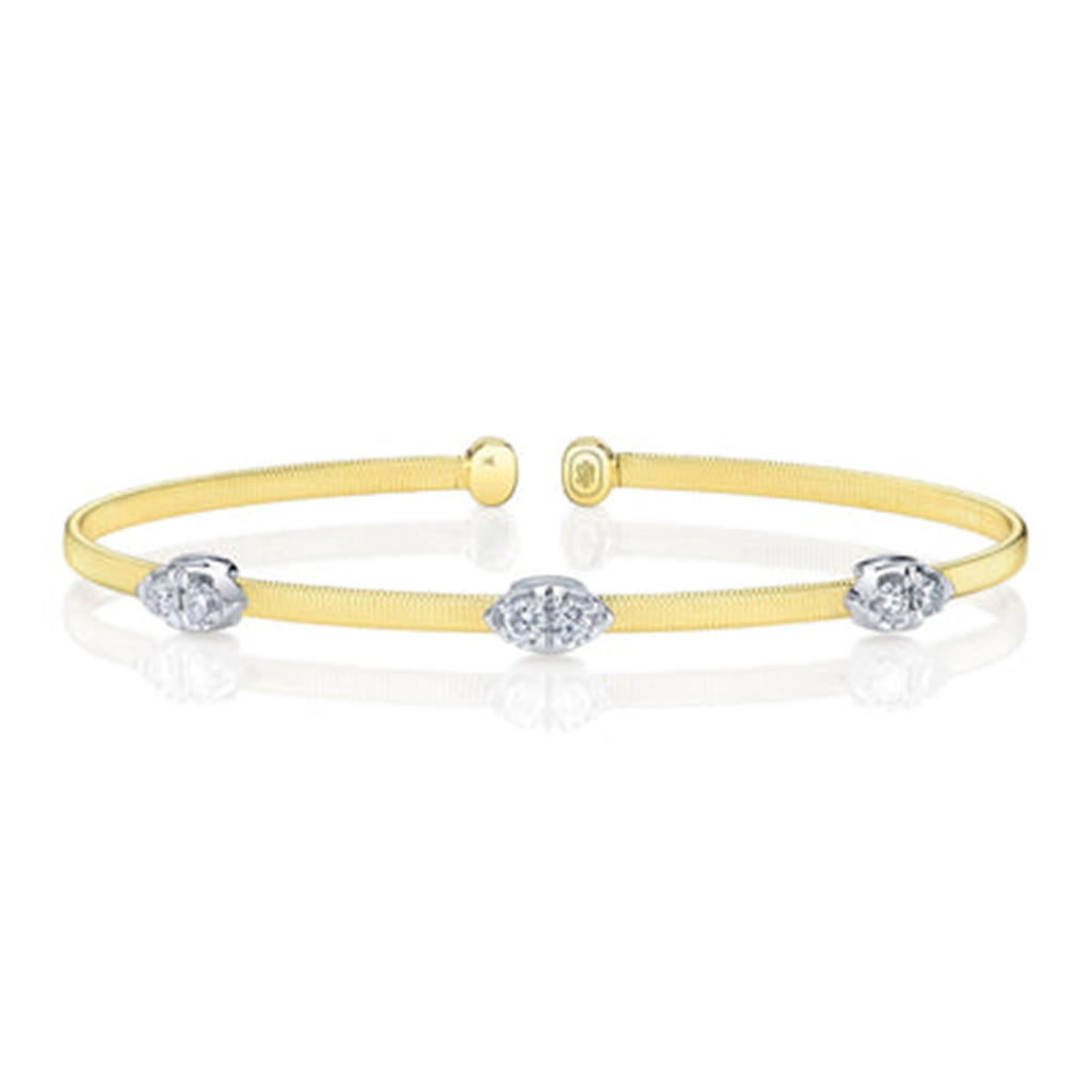 Shy Creation Diamond Station Bangle