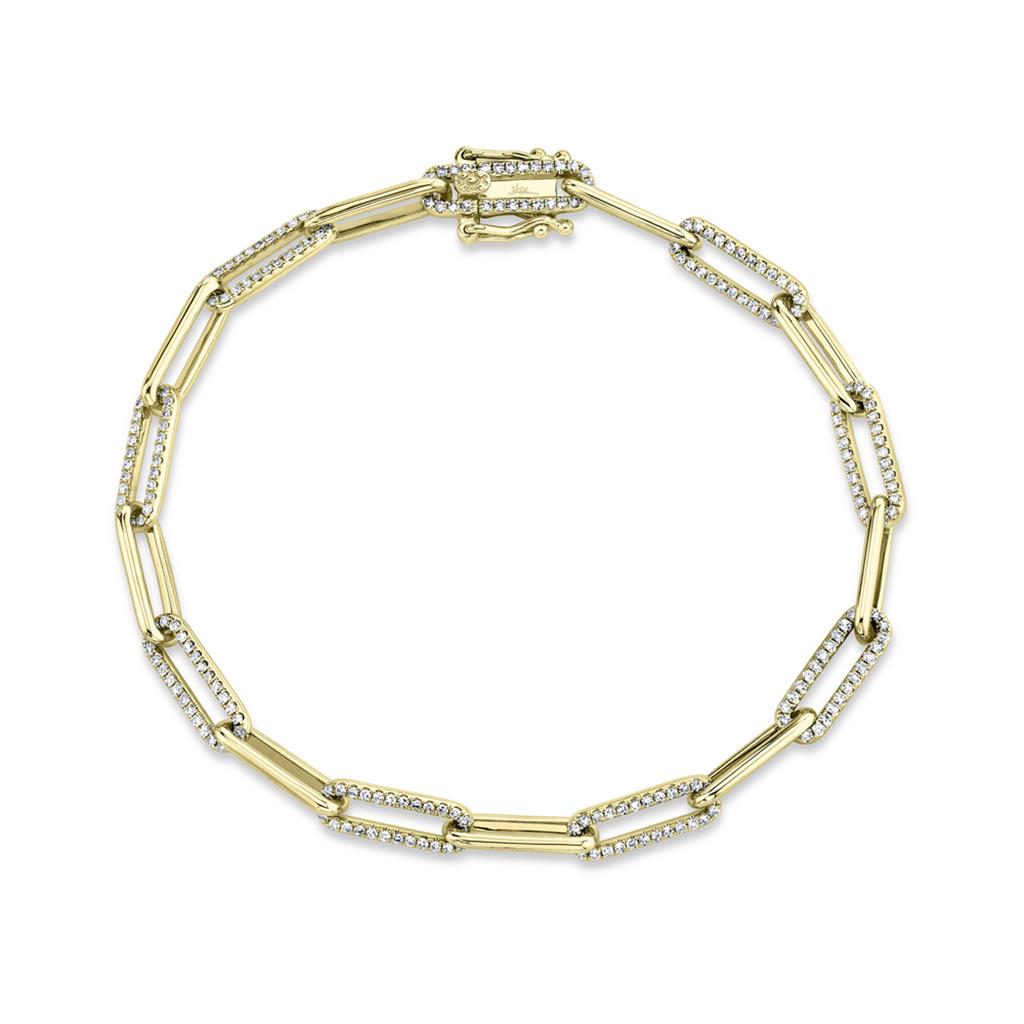 Shy Creation Diamond Link Bracelet