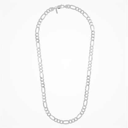 Desmos Sterling Silver Figaro Necklace