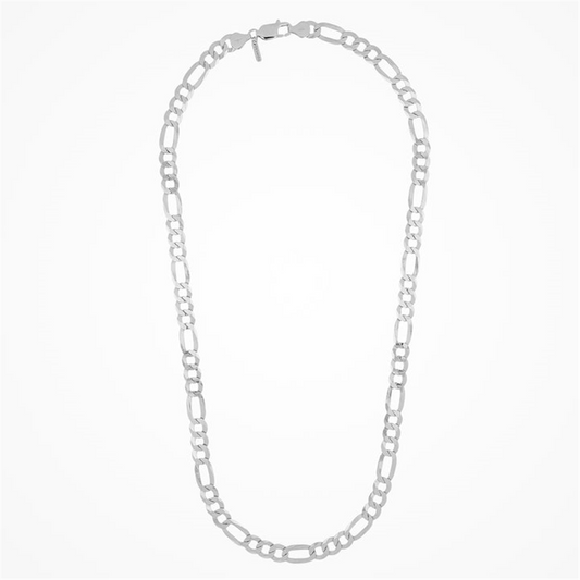 Desmos Sterling Silver Figaro Necklace