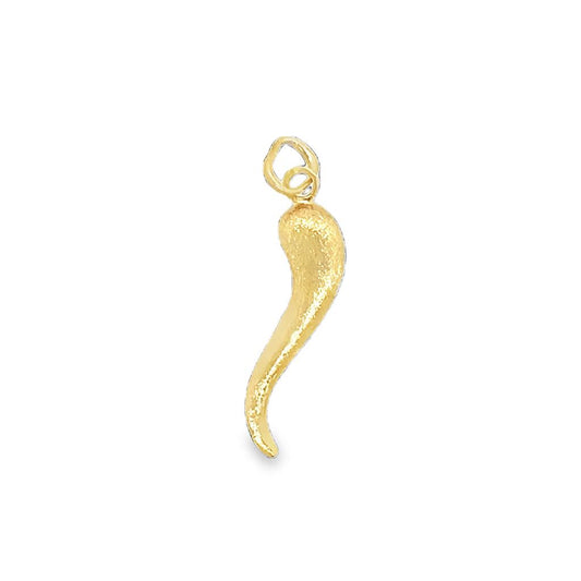 Estate 14K Italian Horn Charm