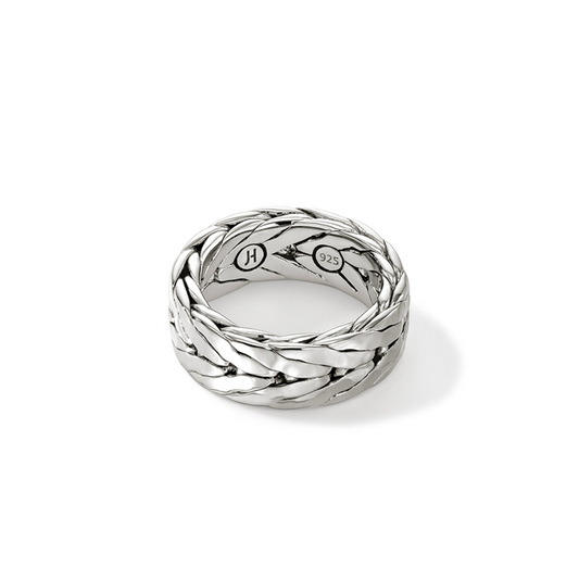 John Hardy Hammered Silver Ring