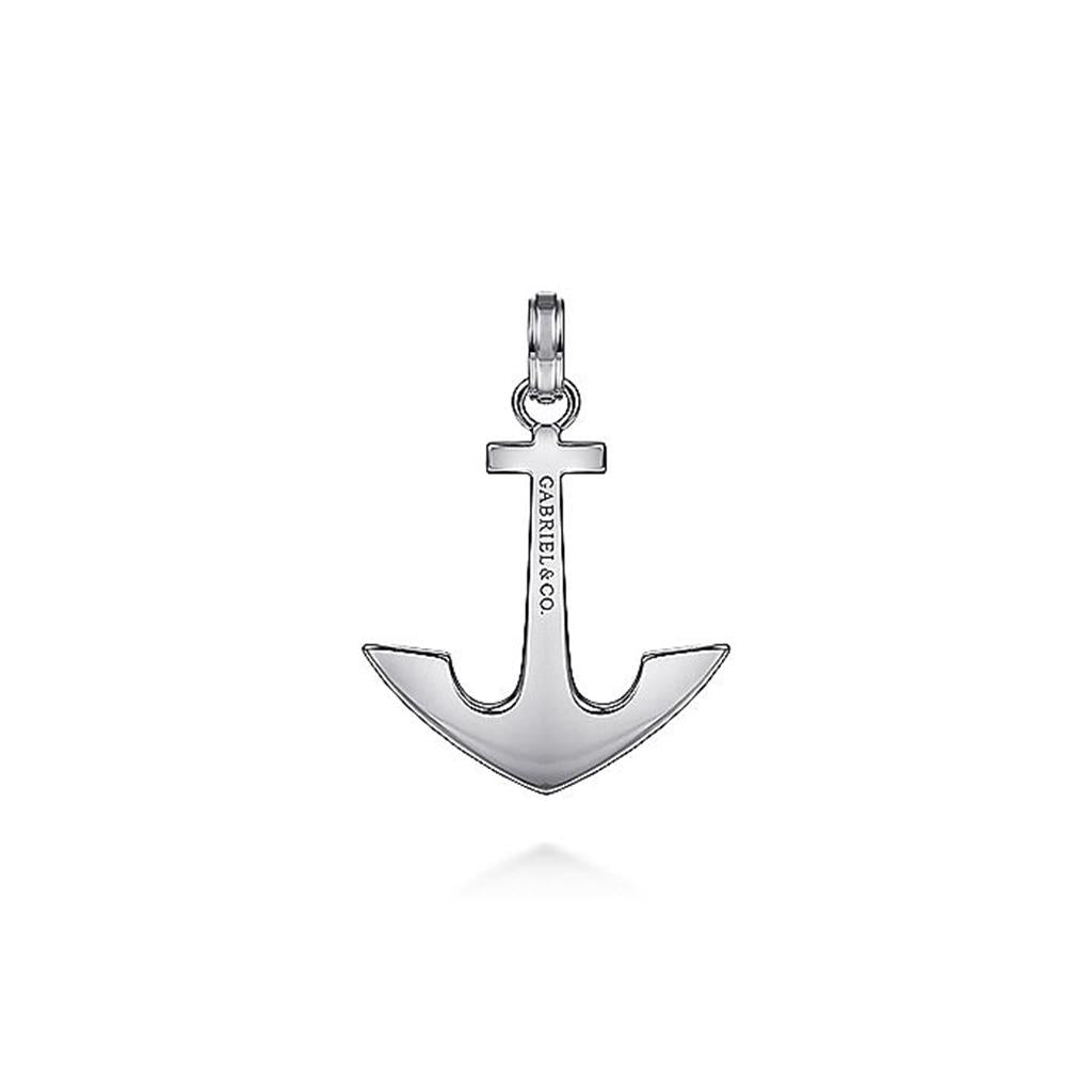 Gabriel Sterling Silver Anchor Pendant