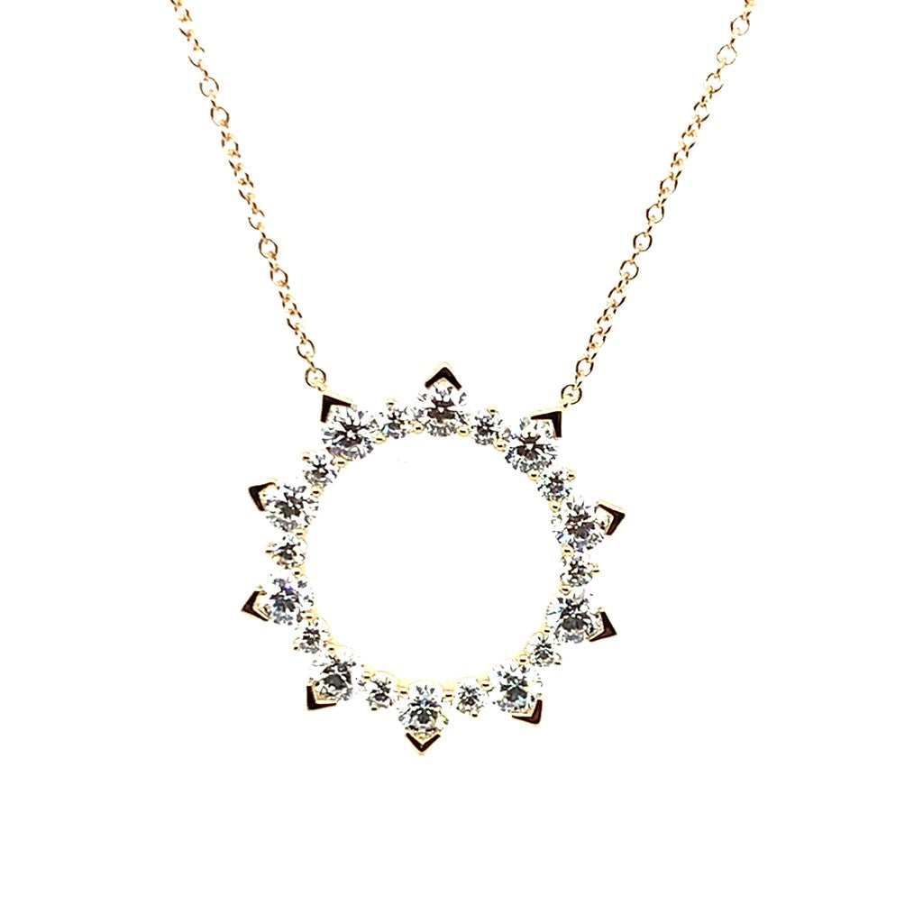 Hearts On Fire Aerial Eclipse Large Diamond Pendant