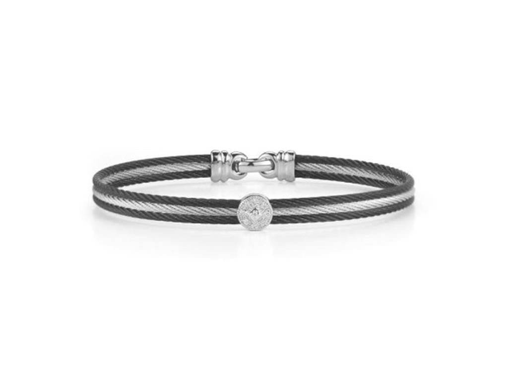 Alor Noir Single Station Diamond Bracelet