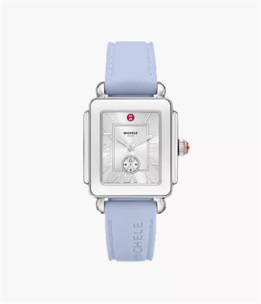 Michele Deco Sport Pastel Blue Watch